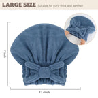 SUNLAND Large Microfiber Hair Drying Caps - Image 2