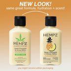 Hempz Sweet Pineapple & Honey Melon Moisturizing Skin Lotion, Hemp Seed Herbal - Image 3