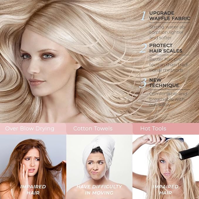 MaopaoBeauty Microfiber Hair Towel Wrap - Image 7