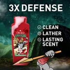 Old Spice Cleansing Body Wash for Men, 3X Defense, 24/7 Shower Fresh - Image 2