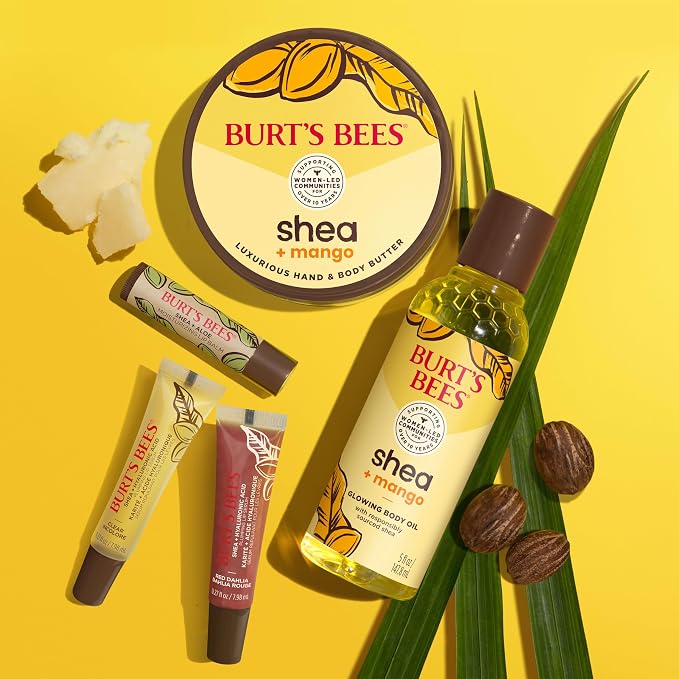 Burt's Bees Shea and Aloe Moisturizing Lip Balm, Lip Moisturizer - Image 13