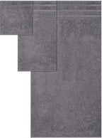 CASA COPENHAGEN Bella 6 Pieces Towel Set- Pinstripe Grey, 600 GSM 2 Bath Towel - Image 6