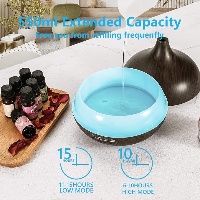 SACATR 550ml Aromatherapy Diffuser - Image 4