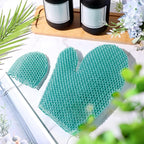 Karenhi 2 Pcs Honeycomb Exfoliating Glove Set Exfoliating Bath Mitt Honeycomb - Image 6