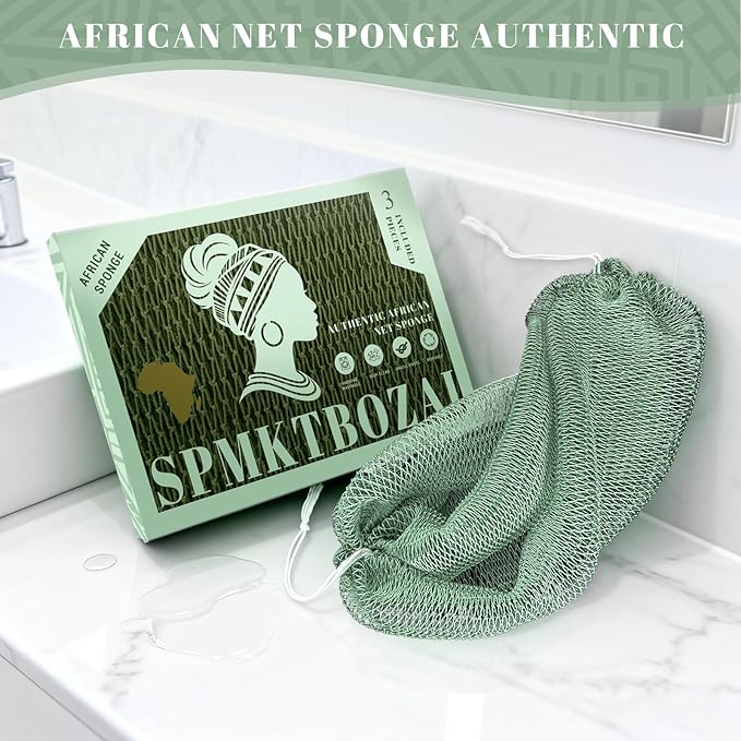 SPMKTBOZAI African Net Sponge Authentic - Image 3