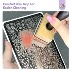 SAVILAND Nail Cleaning Tool: No-Touch Nail Cleaner Tools Wood Stamp Set Nails - Image 6