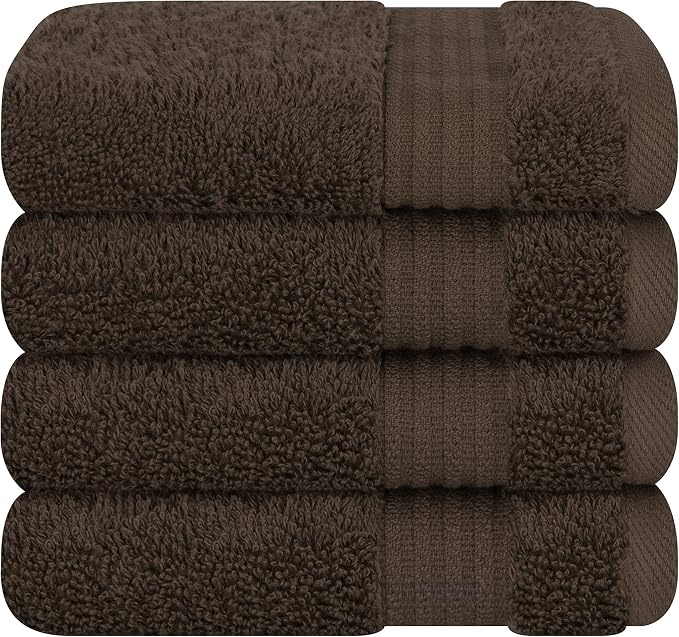 Cotton Paradise 100% Cotton Turkish Washcloth Set by UNITEDHOMETEXTILE