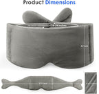 Weighted Eye Mask for Sleeping, Soft Minky Sleep Mask for Side Sleeper - Image 6