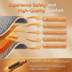 King Size Heating Pad for Back 32"x24" Extra Large Electric Heating Pad for - Image 7