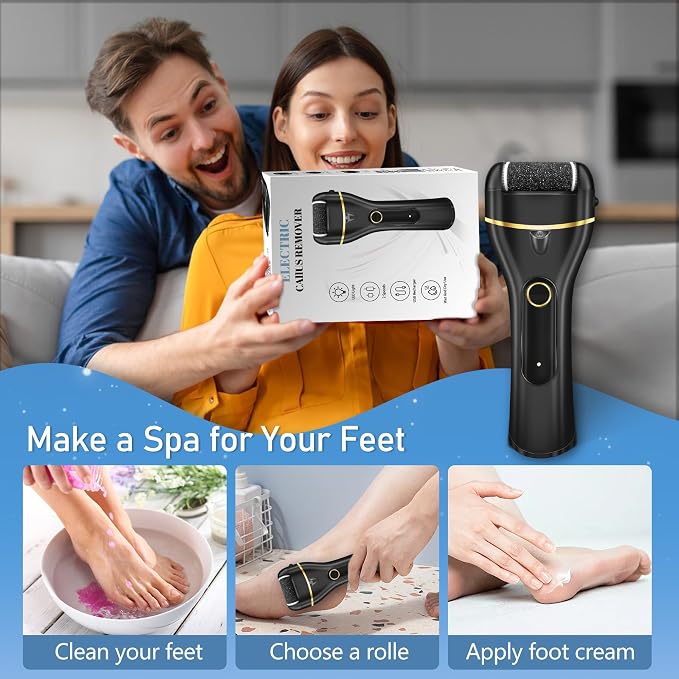 Callus Remover for Feet, Electric Foot Callus Remover Waterproof - Image 7