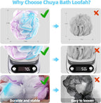 Chuya Bath Sponges Loofahs 70 Grams Large Size, 4 Pack Shower Sponge - Image 3