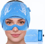 Migraine Relief Cap with Slide-Up Eye Mask by Soothefy