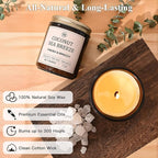 6-Pack Scented Soy Candle Set – Lavender Vanilla, Eucalyptus, Sandalwood - Image 3