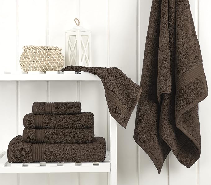 Cotton Paradise 6 Piece Towel Set, 100% Cotton Soft Absorbent Turkish Towels - Image 2