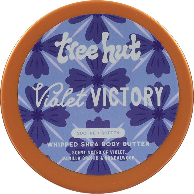 Tree Hut Violet Victory Whipped Shea Body Butter, Hydrating & Nourishing Body - Image 2