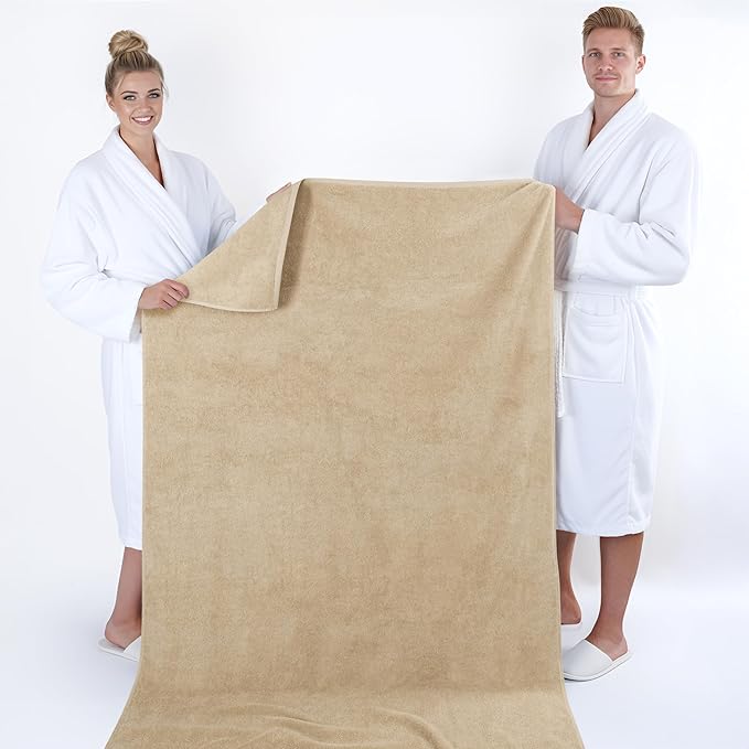 American Soft Linen 100% Cotton 600 GSM Turkish 40x80 Oversized Bath Towel Sheet - Image 5