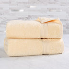 Superior Egyptian Cotton 2-Piece Bath Sheet Towel Set, Oversized Body Towels - Image 2