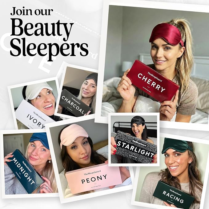 TheSleepGuard Pure Silk Sleep Mask Light Blocking Travel Essentials. Eye Masks - Image 7