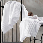 Hammam Linen Jumbo Large Bath Sheets Towels 2-Pack 35 x 70 Inches Soft and - Image 5