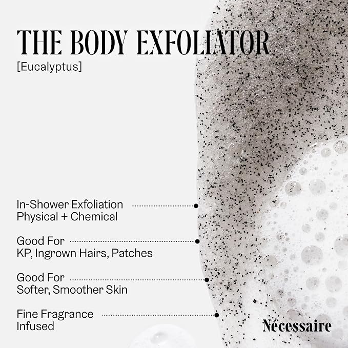 Nécessaire The Body Exfoliator. Eucalyptus. AHA/BHA/PHA. Resurface Skin. Smooth - Image 4