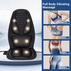 Back Massager with Heat with 8 Motors, Massage Chair Pad, Seat Massager with - Image 2
