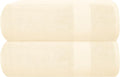 GLAMBURG Premium Cotton Oversized 2 Pack Bath Sheet 35x70-100% Pure Cotton by GLAMBURG