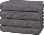 HOMEXCEL Bath Towel Set Pack of 4, 30 x 60 Inches Large Microfiber Bath Towels by HOMEXCEL