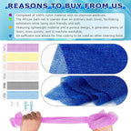 6 Pieces African Net Sponge Authentic Exfoliating Washcloth, Quick-Drying - Image 2