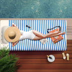 JML Beach Towels Set of 4, Microfiber Bath Towel - Image 8