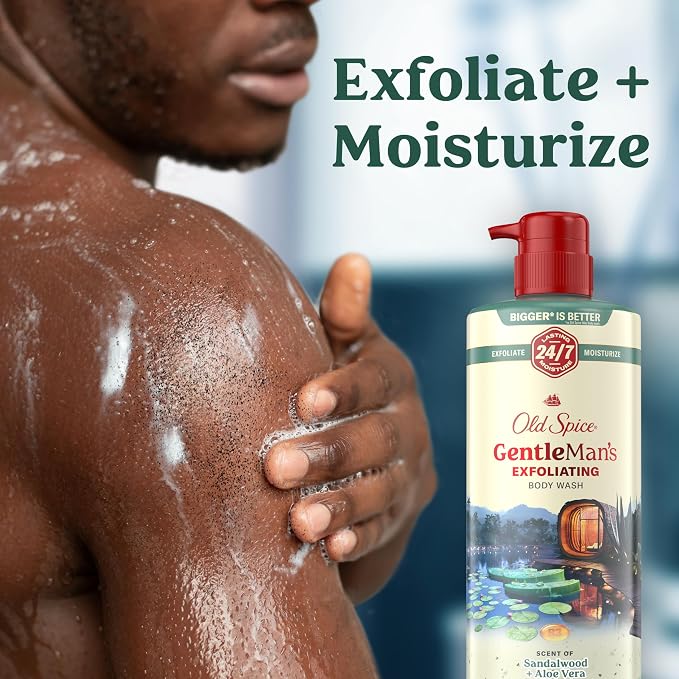 Old Spice GentleMan's Exfoliating & Moisturizing Body Wash - Image 3
