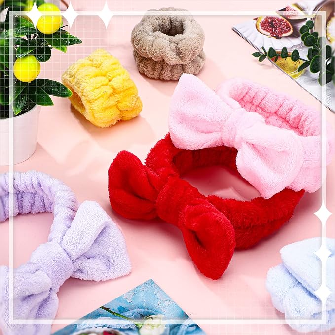 Janmini 36 Pcs Spa Headband and Wristbands Set - Image 6