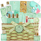35 Pcs Mothers Day Gifts for Mom, Bath & Body Gift Basket for Women, Tea Tree by RAROSAACCA