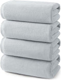 ecolook Bath Towels Set of 4, 100% Cotton, 27 x 55 Inches, Quick-Drying & by Unknown
