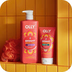 OLLY Bright Body Scrub with Ginseng, Caffeine & Vitamin C– Nourishing Cleanser - Image 5