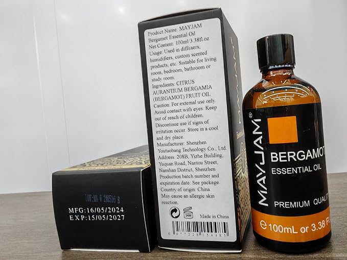 MAYJAM 100ML/3.38FL.OZ Bergamot Fragrance Oils - Image 9
