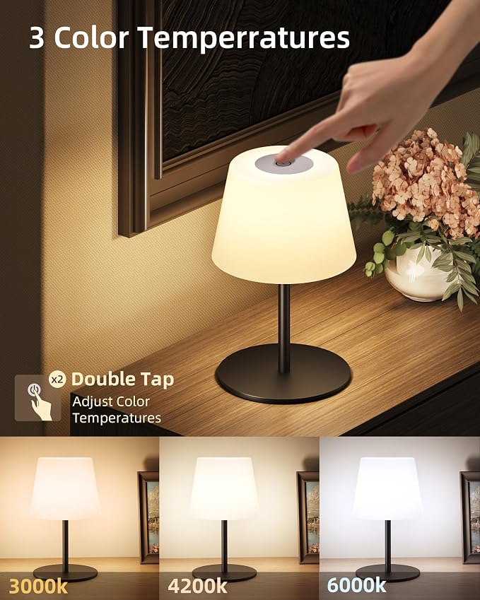 EZVALO Spa-Like Shower Lamp – IP65 Waterproof Bathroom Lamp, Rechargeable - Image 5
