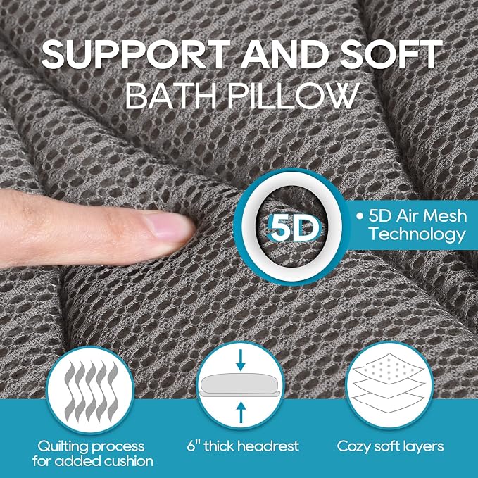 OMYSTYLE Full Body Bath Pillow, Bath Pillows - Image 3