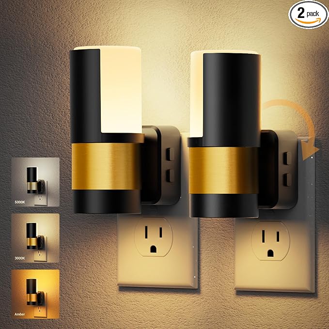 JandCase Plug in Night Light, Rotating Night Light by JandCase