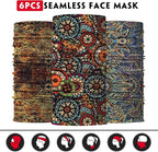 Venswell Neck Gaiter Face Mask Men Women, Seamless Bandana Rave Face Cover - Image 5