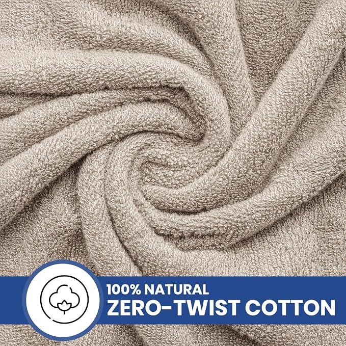 Linteum Textile Supply Luxury Hair Towels 100% Ring Spun Cotton Towel - Image 2