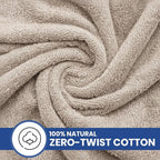 Linteum Textile Supply Luxury Hair Towels 100% Ring Spun Cotton Towel - Image 2