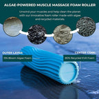 Oceanfoam Ripple Travel Foam Roller Firm Mini Foam Roller - Image 7