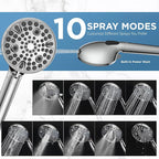 MakeFit Dual Filtered Rain Shower Head Combo, Handheld Shower Head - Image 6
