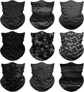 Venswell Neck Gaiter Face Mask Men Women, Seamless Bandana Rave Face Cover by Venswell