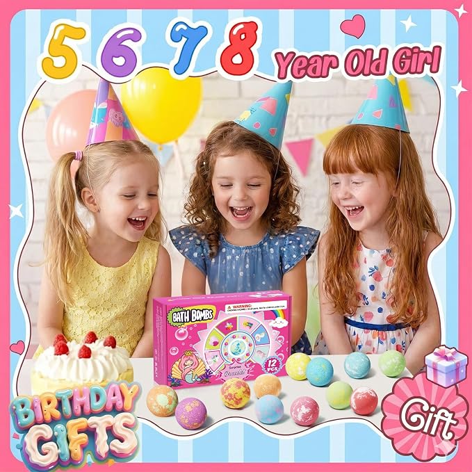Unicorn Bath Bombs for Kids Girls - Image 2