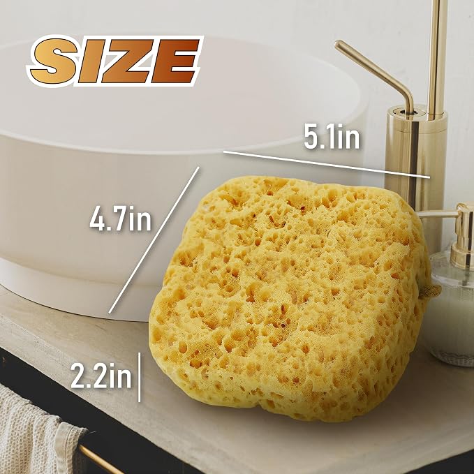 myHomeBody Bath Sponge, Foam Loofah, Body Scrubber - Image 2
