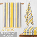 Quick Dry Bath Towels for Bathroom, 4 Pack 28"x52" - Image 4