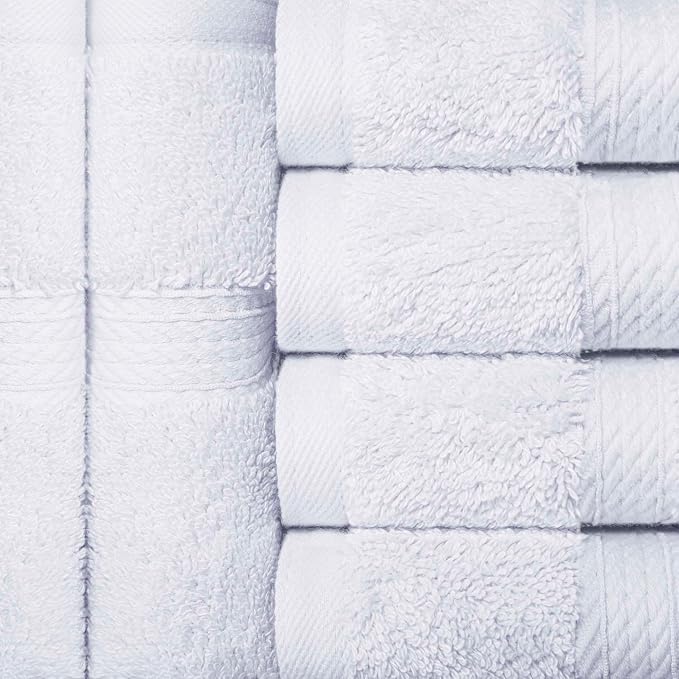 Superior Egyptian Cotton Pile Face Towel/Washcloth Set of 6, Ultra Soft Luxury - Image 4
