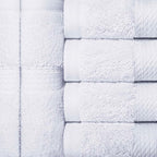 Superior Egyptian Cotton Pile Face Towel/Washcloth Set of 6, Ultra Soft Luxury - Image 4