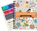 Adult Coloring Book Set, Spiral Bound Coloring Books by Jekohor